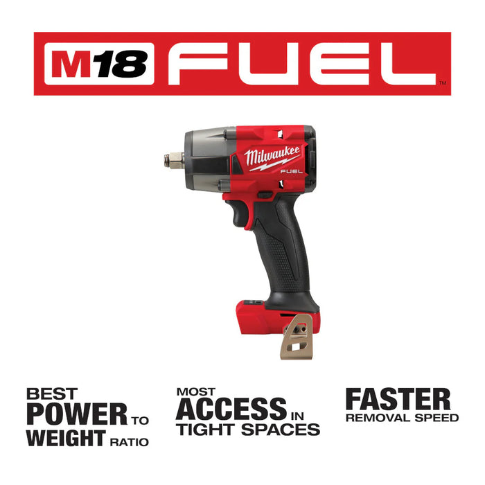 Milwaukee 3890-22 M18 FUEL 18V & M12 FUEL 12V Li-Ion Cordless 2-Tool Combo Kit 3890-22
