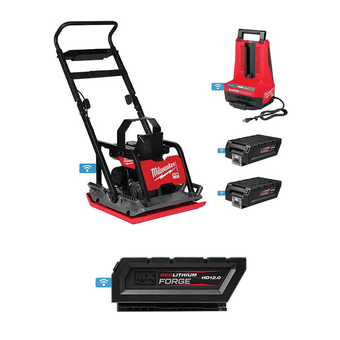 MILWAUKEE MX FUEL™ 20" Plate Compactor Kit & FREE MX FUEL™ REDLITHIUM™ FORGE™ HD12.0 Battery