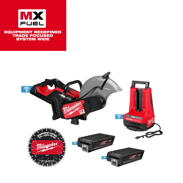 Sierra cortadora MILWAUKEE MX FUEL™ de 14" con kit de frenos RAPIDSTOP™