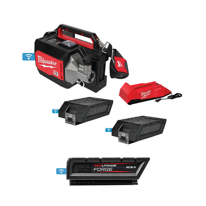 MILWAUKEE MX FUEL™ Concrete Vibrator Kit & FREE MX FUEL™ REDLITHIUM™ FORGE™ XC8.0 Battery