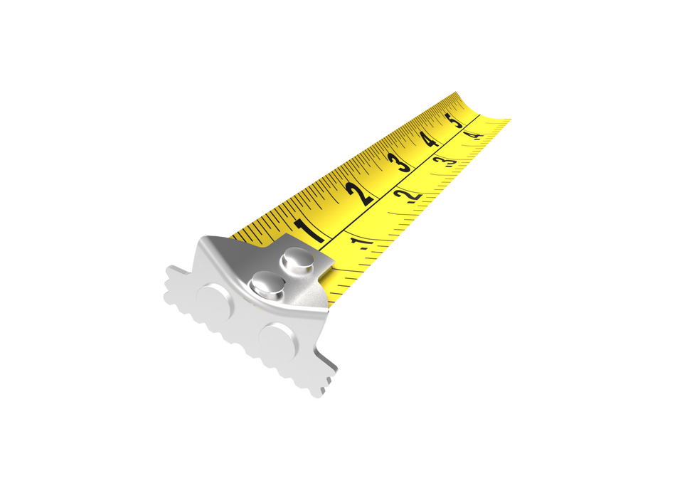 Komelon 25' x 1" Magnetic MagGrip Pro Inch/Engineers