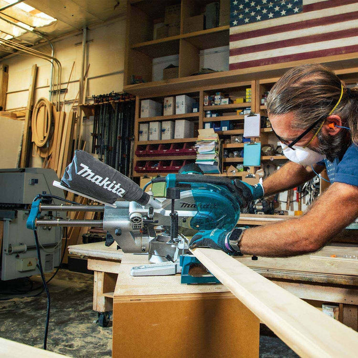 Makita LS1110F 10 in. Sliding Compound Miter Saw with LED Cut Line, 13A Motor, 4,500 RPM