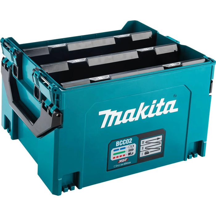 Makita BCC02 40V max XGT 12-Port Charging Case