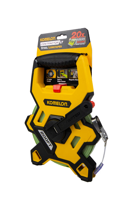 Komelon 200' Long Steel Open Reel with Extrusion Blade Coating