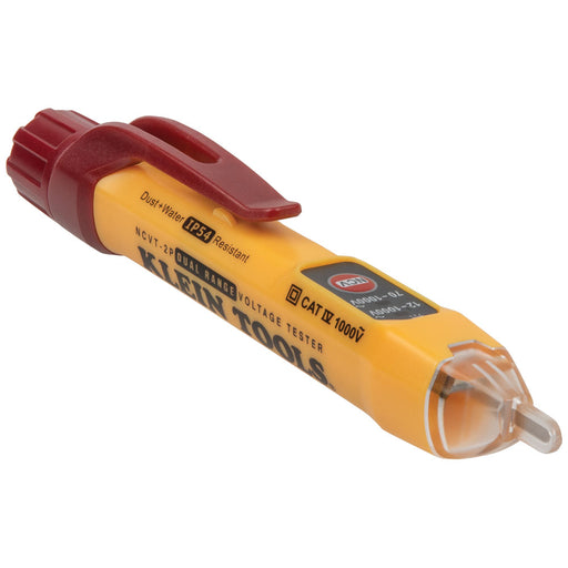 KLEIN TOOLS Dual Range Non-Contact Voltage Tester, 12 - 1000V AC