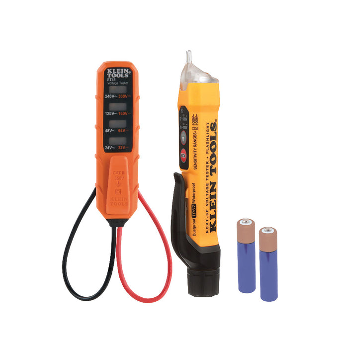 KLEIN TOOLS Dual Range NCVT & AC/DC Voltage Tester Electrical Test Kit