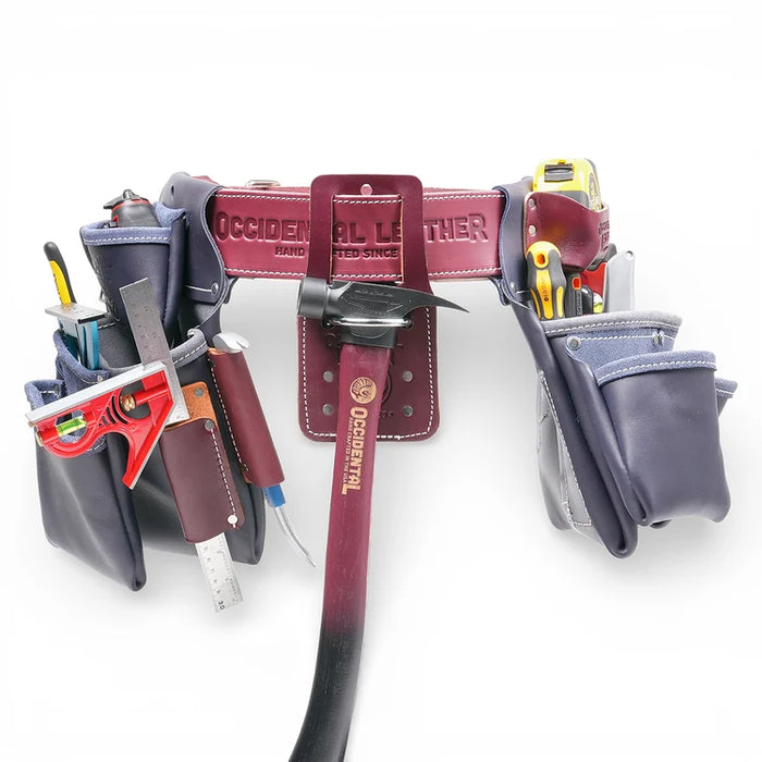 Occidental Leather Pro Framer™ Tool Belt Setup with Double Outer Bag Old Glory - Limited Edition
