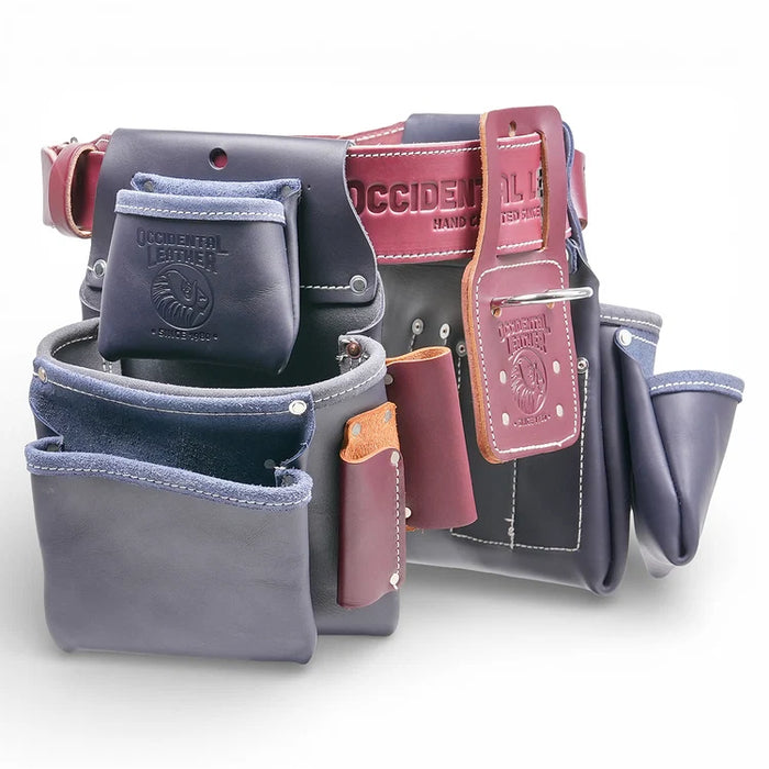 Occidental Leather Pro Framer™ Tool Belt Setup with Double Outer Bag Old Glory - Limited Edition