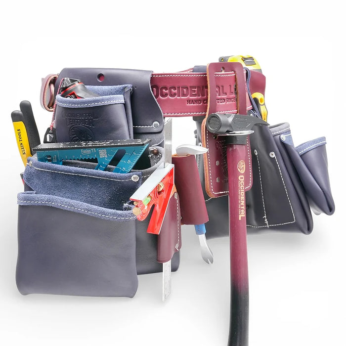 Occidental Leather Pro Framer™ Tool Belt Setup with Double Outer Bag Old Glory - Limited Edition