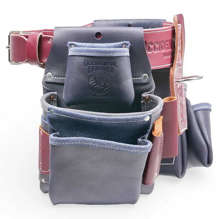 Occidental Leather Pro Framer™ Tool Belt Setup with Double Outer Bag Old Glory - Limited Edition