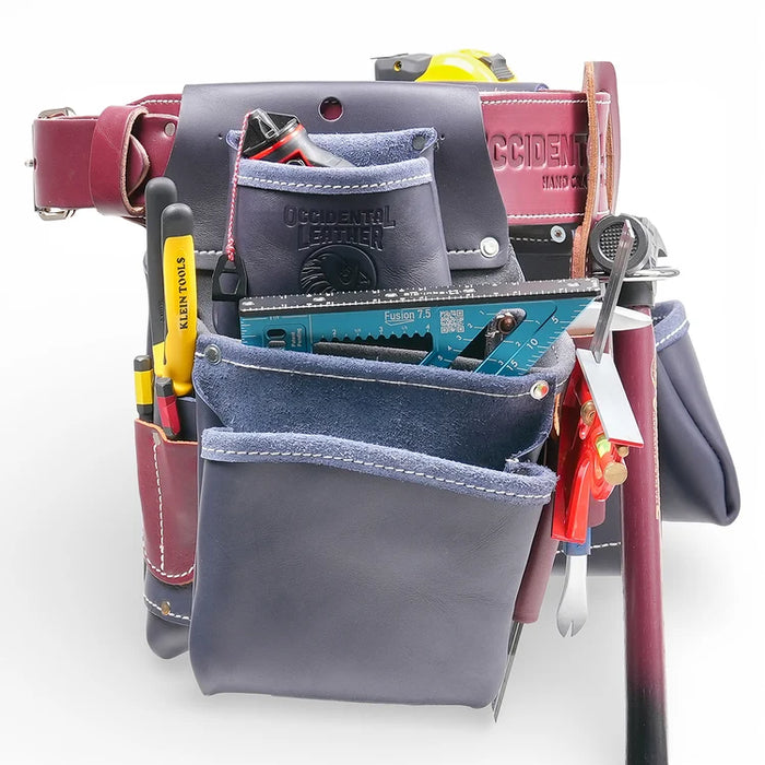 Occidental Leather Pro Framer™ Tool Belt Setup with Double Outer Bag Old Glory - Limited Edition