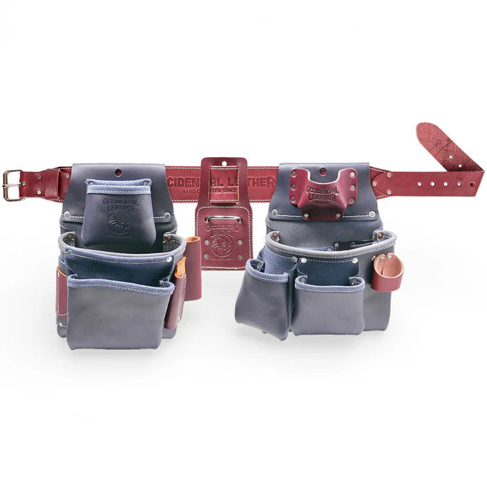 Occidental Leather Pro Framer™ Tool Belt Setup with Double Outer Bag Old Glory - Limited Edition
