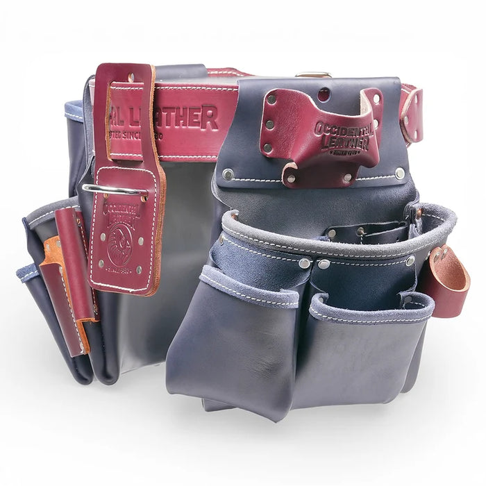 Occidental Leather Pro Framer™ Tool Belt Setup with Double Outer Bag Old Glory - Limited Edition