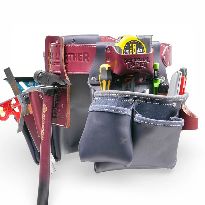 Occidental Leather Pro Framer™ Tool Belt Setup with Double Outer Bag Old Glory - Limited Edition
