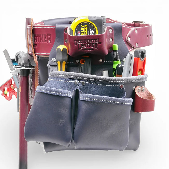 Occidental Leather Pro Framer™ Tool Belt Setup with Double Outer Bag Old Glory - Limited Edition