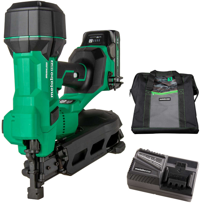 METABO HPT 18V MULTIVOLT™ 1-3/4" Coil Roofing Nailer Kit