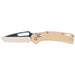 KLEIN TOOLS Tanto Blade KTO Resurgence Knife w/ Sand Handle