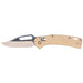 KLEIN TOOLS Clip Point Blade KTO Resurgence Knife w/ Sand Handle