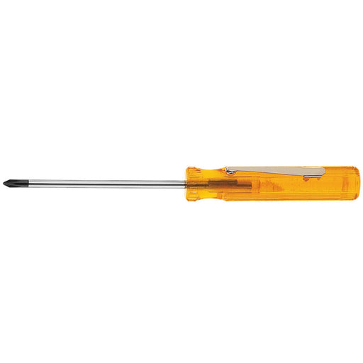 KLEIN TOOLS #0 Phillips Pocket Clip Screwdriver, 2-1/2" Shank