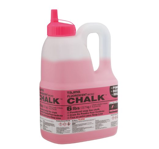 TAJIMA Pink Fluorescent Micro Chalk - 6 lbs