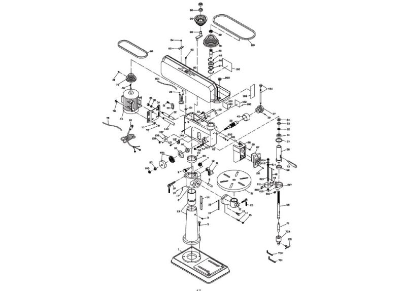 JET 16-1/2" Drill Press (JDP-17MF)