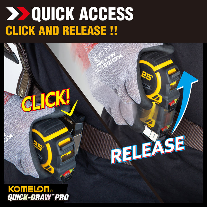 Komelon Quick Draw Pro Tape Measure/Tool Holder
