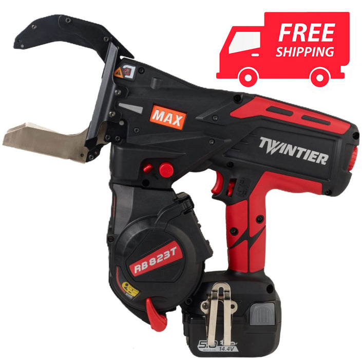 RB823T MAX X-Large Rebar Tying Tool up to #14 x #14 with 19ga wire