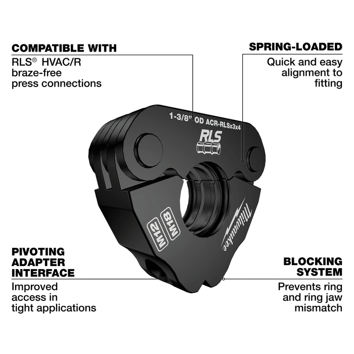 Milwaukee 1/4"-7/8" RLS RING KIT M18 49-16-2661RX