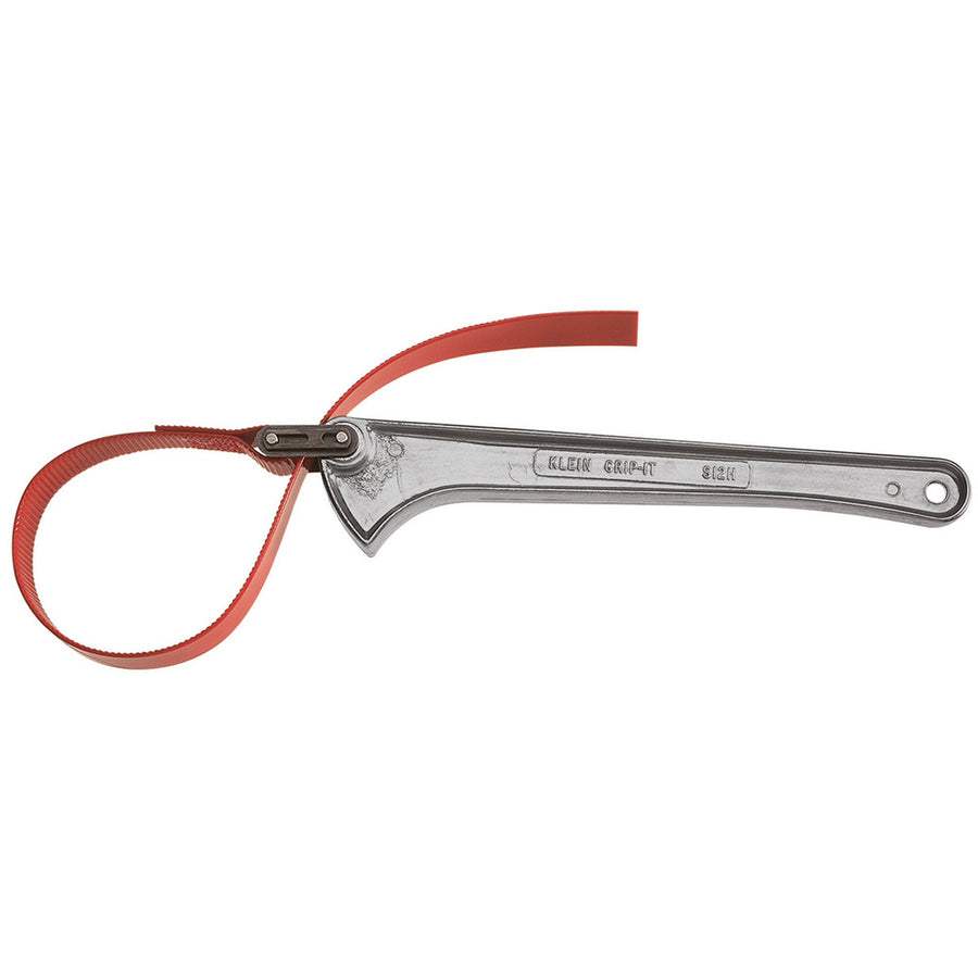 KLEIN TOOLS GRIP-IT® 12" Silver/Red Strap Wrench
