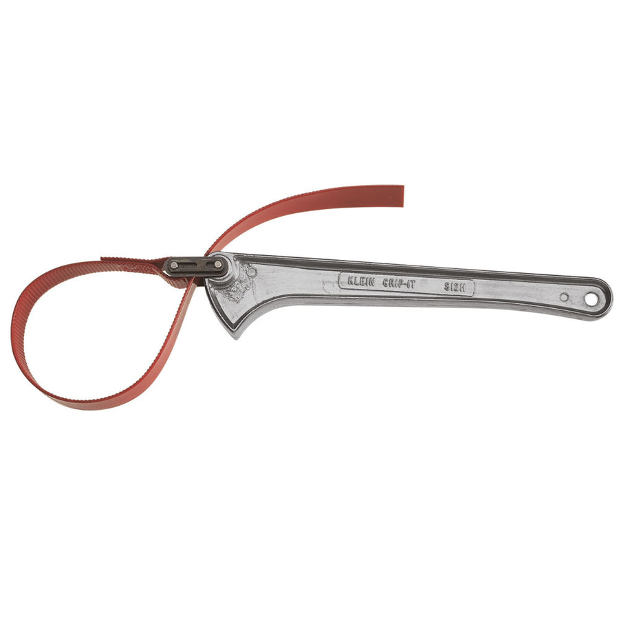 KLEIN TOOLS GRIP-IT® 18" Silver/Red Strap Wrench
