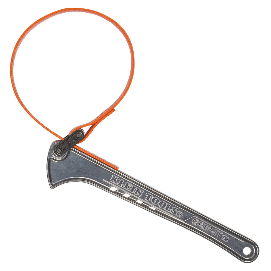 KLEIN TOOLS GRIP-IT™ 12" Handle Strap Wrench, 1-1/2" - 5"
