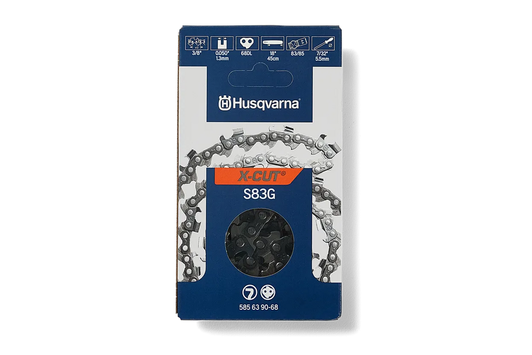 HUSQVARNA X-CUT S83G, 3/8" Pitch, .050 Gauge
