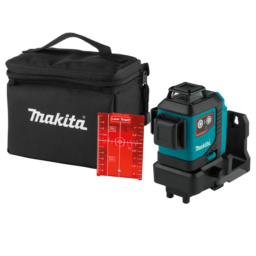 MAKITA 12V MAX CXT® Self‑Leveling 360° 3‑Plane Red Laser (Tool Only)
