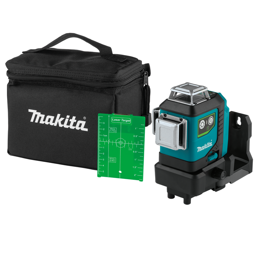 MAKITA 12V MAX CXT® Self‑Leveling 360° 3‑Plane Green Laser (Tool Only)