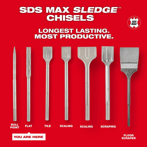 SDS MAX SLGE™ 1" X 16" Flat Chsl