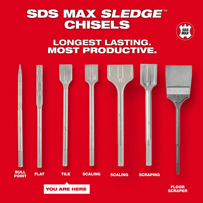 SDS MAX SLEDGE™ 2"Tile Chisel