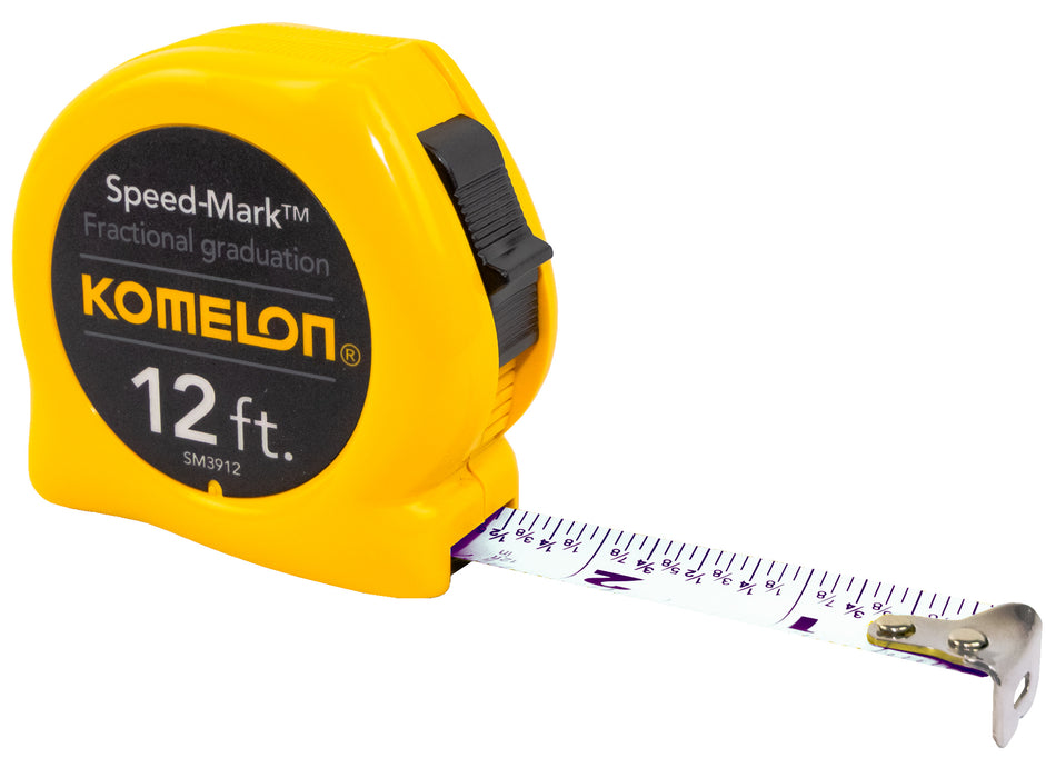 Komelon 12' x 5/8" Yellow Professional - Speedmark