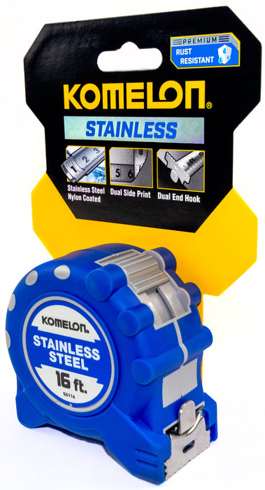 Komelon 16' x 1"  Stainless Steel Gripper