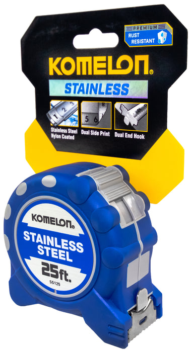 Komelon 25' x 1"  Stainless Steel Gripper