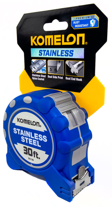 Komelon 30' x 1"  Stainless Steel Gripper