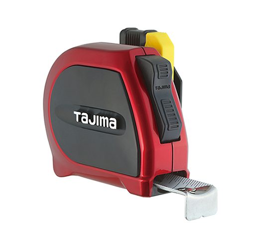 TAJIMA 25' SIGMA STOP™ Measuring Tape w/ Safety Belt Holder