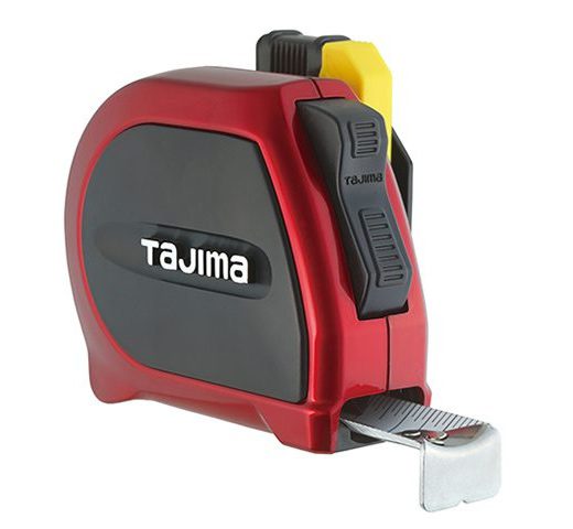 TAJIMA 25' / 7.5m SIGMA STOP™ Measuring Tape w/ Safety Belt Holder