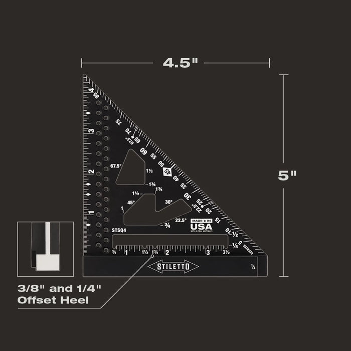 STILETTO® 4-1/2" Trim Square STSQ4