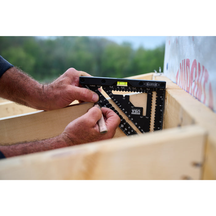 STILETTO 7" Carpenter Square with Level STSQ7-L