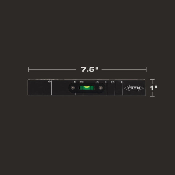 STILETTO 7" Carpenter Square with Level STSQ7-L
