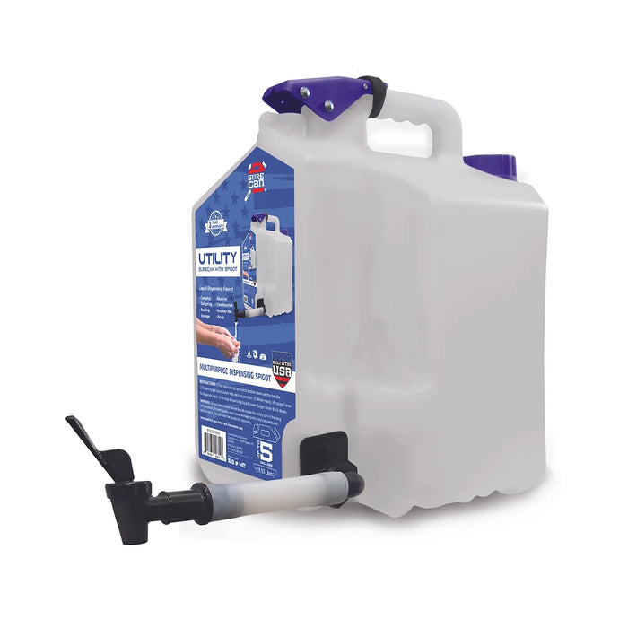 SURECAN 5 Gallon Utility SureCan w/ Spigot