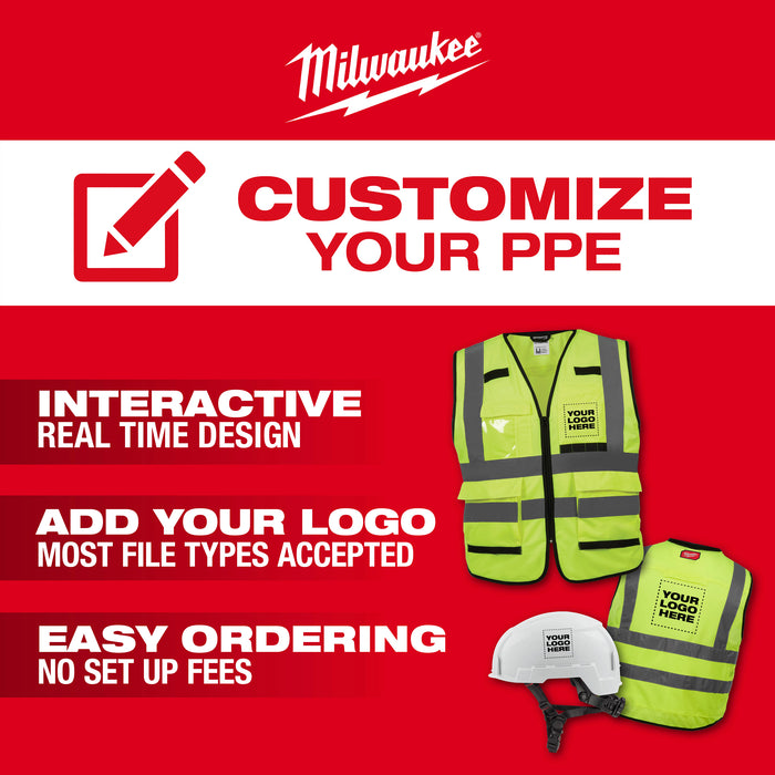 Milwaukee WH FULL BRIM HELMET VNT CLASS C 48-73-1650