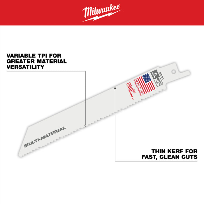 Milwaukee Sawzall Thin Kerf 48-01-2094
