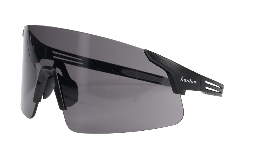 Site Boss Enhanced Coverage Frameless Safety Glasses, with Black Temples and Gray FogLess® 3Sixty™ Lens Coating  250-40-0521