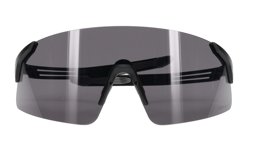 Site Boss Enhanced Coverage Frameless Safety Glasses, with Black Temples and Gray FogLess® 3Sixty™ Lens Coating  250-40-0521